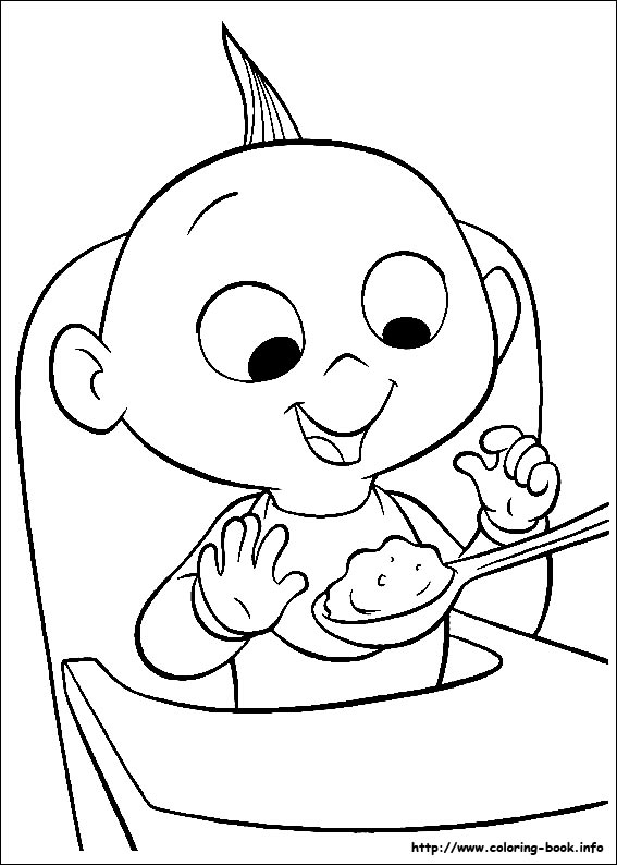 The Incredibles coloring picture